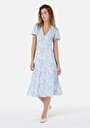thumb-Afficher les détails de Robe Bleu Regular Fit    Femme