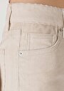 thumb-Afficher les détails de Pantalon Beige Wide Leg  En  Regular Fit Femme