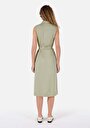 thumb-Afficher les détails de Robe Vert Slim Fit    Femme