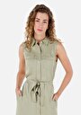 thumb-Afficher les détails de Robe Vert Slim Fit    Femme