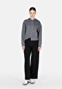 thumb-Afficher les détails de Pull-over Gris Regular Fit  Femme