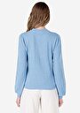 thumb-Afficher les détails de T-shirt À Manches Longues Bleu Regular Fit  Femme