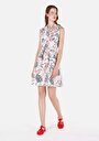 thumb-Afficher les détails de Robe Multicolou Regular Fit    Femme