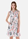 thumb-Afficher les détails de Robe Multicolou Regular Fit    Femme
