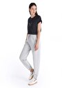 thumb-Afficher les détails de Pantalon De Survêtement Gris Regular Fit Femme