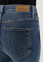 thumb-Afficher les détails de 703 Carla Pantalon Bleu   En  Slim Fit Femme