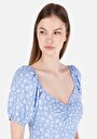 thumb-Afficher les détails de Robe Bleu Regular Fit    Femme