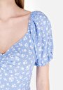 thumb-Afficher les détails de Robe Bleu Regular Fit    Femme