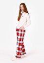 thumb-Afficher les détails de Pantalon De Survêtement Rouge Regular Fit Femme