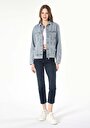 thumb-Afficher les détails de Veste De Blazer Bleu Regular Fit   Femme