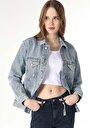 thumb-Afficher les détails de Veste De Blazer Bleu Regular Fit   Femme