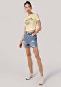 thumb-Afficher les détails de Short Bleu Mom Fit Femme