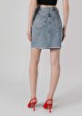 thumb-Afficher les détails de Jupe Bleu Slim Fit    Femme