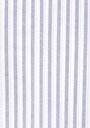 thumb-Afficher les détails de Chemise À Manches Longues Bleu Slim Fit Rayé Popeline Homme