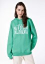 thumb-Afficher les détails de Pull-over Vert Oversize  Femme