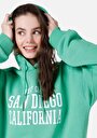 thumb-Afficher les détails de Pull-over Vert Oversize  Femme