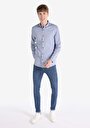 thumb-Afficher les détails de Chemise À Manches Longues Bleu Regular Fit   Homme