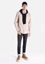 thumb-Afficher les détails de Chemise À Manches Longues Beige Regular Fit   Homme