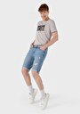 thumb-Afficher les détails de Short Bleu Regular Fit Homme
