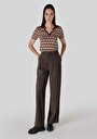 thumb-Afficher les détails de Pantalon Marron   En   Femme