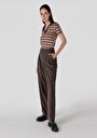 thumb-Afficher les détails de Pantalon Marron   En   Femme