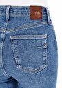 thumb-Afficher les détails de 760 Diana Pantalon Bleu   En  Skinny Fit Femme