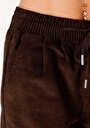 thumb-Afficher les détails de Pantalon Marron   En   Femme