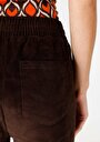 thumb-Afficher les détails de Pantalon Marron   En   Femme