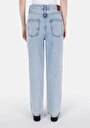 thumb-Afficher les détails de 884 Lauren Pantalon Bleu Straight Leg High Rise En Jean Straight Fit Femme