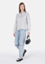 thumb-Afficher les détails de 884 Lauren Pantalon Bleu Straight Leg High Rise En Jean Straight Fit Femme