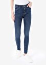 thumb-Afficher les détails de 759 Lara Pantalon Bleu Skinny  Leg Medium Rise En  Skinny Fit Femme