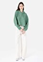thumb-Afficher les détails de T-shirt À Manches Longues Vert Comfort Fit  Femme