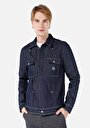 thumb-Afficher les détails de Veste De Blazer Bleu Foncé Regular Fit Manches Longues  Homme