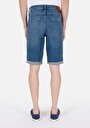 thumb-Afficher les détails de Short Bleu Foncé Straight Fit Homme