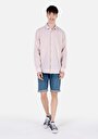 thumb-Afficher les détails de Short Bleu Foncé Straight Fit Homme