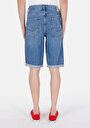 thumb-Afficher les détails de Short Bleu Straight Fit Homme