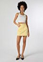 thumb-Afficher les détails de Jupe Jaune Mini    Femme