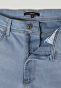 thumb-Afficher les détails de Pantalon Bleu Düz Paça Medium Rise En  Straight Fit Homme