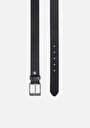 thumb-Afficher les détails de Ceinture Noir Modern Fit Homme