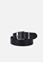 thumb-Afficher les détails de Ceinture Noir Modern Fit Homme