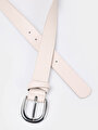 thumb-Afficher les détails de Ceinture Beige Modern Fit Femme