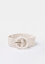 thumb-Afficher les détails de Ceinture Ecru Modern Fit Femme