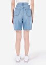 thumb-Afficher les détails de Short Bleu Regular Fit Femme