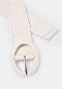 thumb-Afficher les détails de Ceinture Ecru Modern Fit Femme