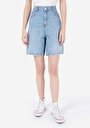thumb-Afficher les détails de Short Bleu Regular Fit Femme