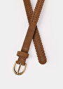 thumb-Afficher les détails de Ceinture Marron Modern Fit Femme