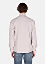 thumb-Afficher les détails de Chemise À Manches Longues Beige Regular Fit Droit Polyester Homme