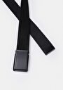 thumb-Afficher les détails de Ceinture Noir Modern Fit Homme