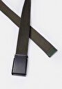 thumb-Afficher les détails de Ceinture Kaki Modern Fit Homme
