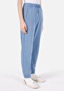 thumb-Afficher les détails de Pantalon De Survêtement Bleu Regular Fit Femme